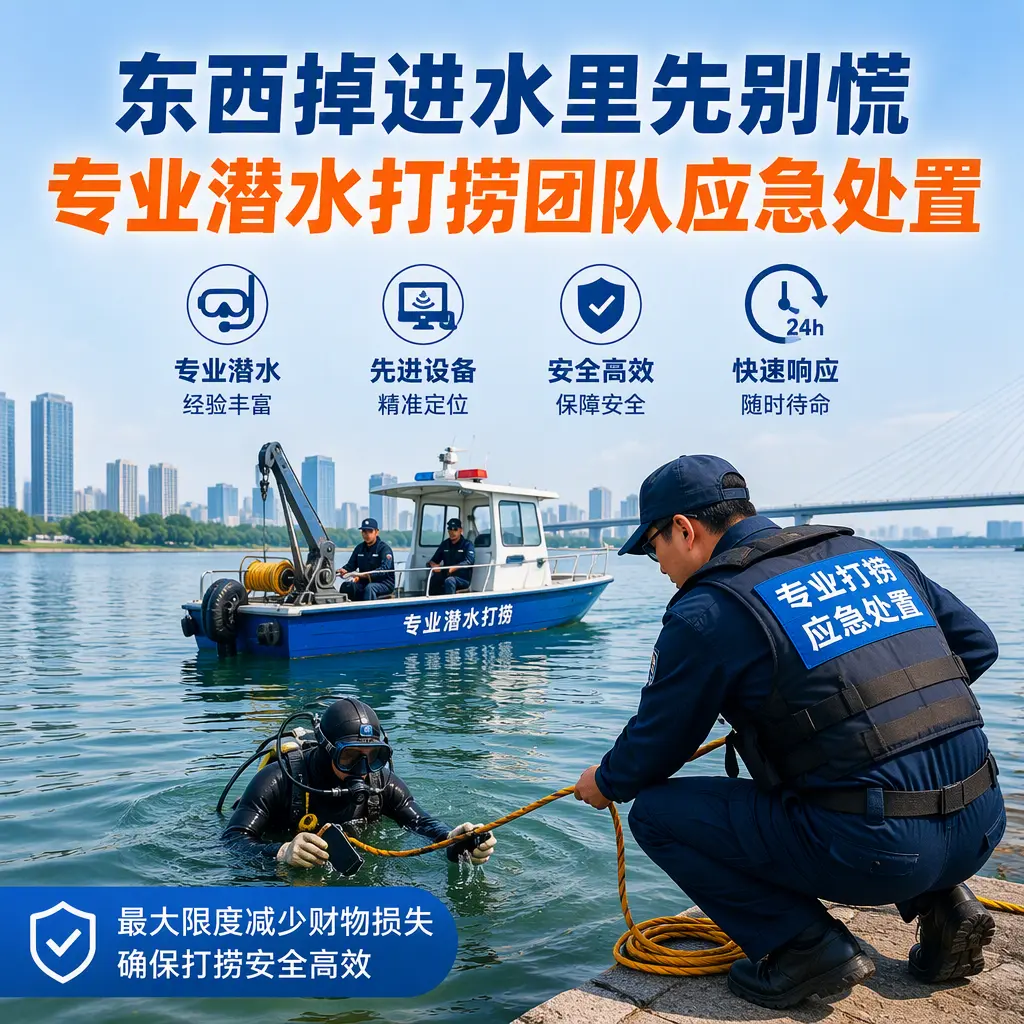 姚安东西掉进水里先别慌,专业潜水打捞团队应急处置